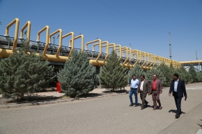 پایداری جریان انتقال گاز با همت و آمادگی همیشگی کارکنان منطقه ۸ عملیات انتقال گاز ایران