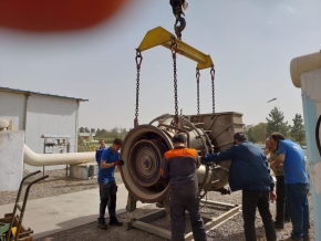 توربین تاسیسات تقویت فشار گاز تبریز پس از اتمام اورهال، آماده بهره‌برداری مجدد شد