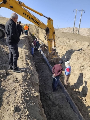 رفع نشتي خط لوله 10 اينچ خاروانا با هدف پايداري جريان انتقال گاز