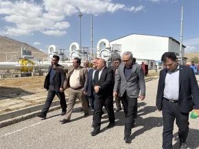 بازدید جانشین رئیس سازمان پدافند غیرعامل كشور و هیئت همراه از ایستگاه اندازه&zwnj;گیری گاز بازرگان و نوردوز